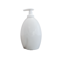 Seifenspender oval Porzellan weiß Behälter für 400 ml Flüssigseife