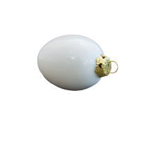 Porzellan-Ei weiß 8 cm Osterdekoration zum Hängen