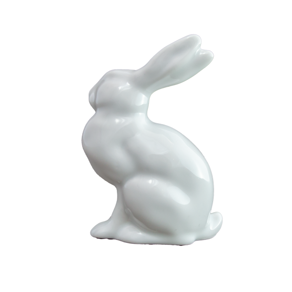 Figur Osterhase 9 cm Porzellan weiß Hase, 15,90 €