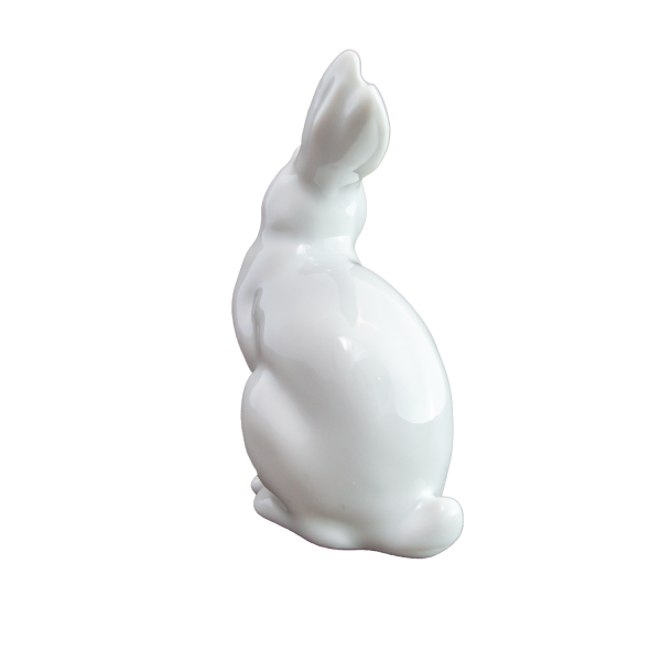 Figur Osterhase 9 cm Porzellan weiß Hase, 15,90 €