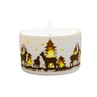 Weihnachtszauber Leuchter für Teelicht klein 4,5 cm x 2,7 cm