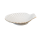 Seifenschale Muschel groß 14 cm Seifenablage Porzellan weiß mit Goldrand