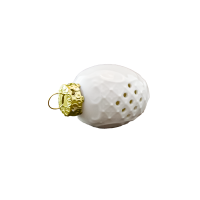 Porzellan-Duft-Ei mit Relief weiß 4,5 cm...
