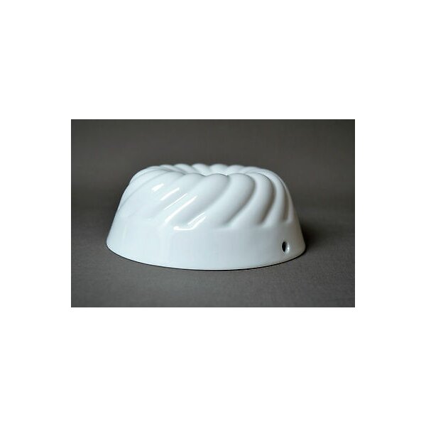 Form Gugelhupf Porzellan weiß 12,5cm, 16cm, 25cm Kuckenblech Springform Backform 16,0 cm / 5,5 cm