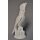 Figur Kakadu Vogel mit Sockel weiß Porzellan 19 cm Pokal