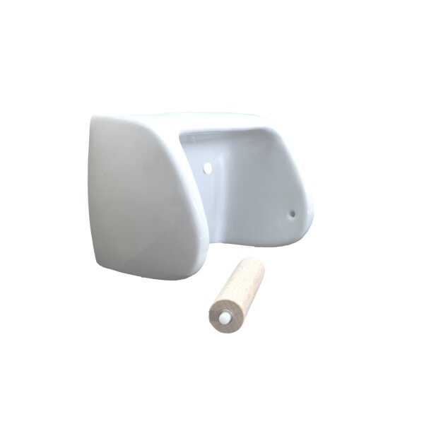 Toilettenpapierhalter Mr P in weiß Klopapierhalter Klopapierspender Badezimmer 