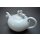 Tropfenfänger Schaukelpferd ,Porzellan weiß für Kaffekanne Teekanne
