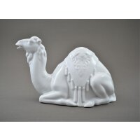 Krippenfigur Kamel Dromedar 18,5 cm weiß Lindner...