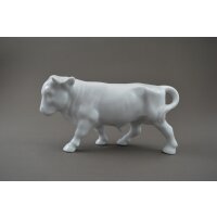 Krippenfigur Ochse Kuh Stier 17,5 cm weiß Lindner...