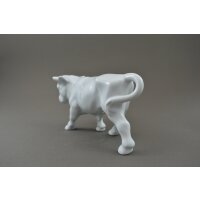 Krippenfigur Ochse Kuh Stier 17,5 cm weiß Lindner Porzellan