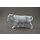 Krippenfigur Ochse Kuh Stier 17,5 cm weiß Lindner Porzellan