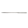 Brieföffner 21,5 cm Edelstahl mit Porzellan weiß