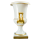 Biedermeier Amphore-Vase 25 cm Dekor Rheingold