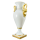 Biedermeier Henkel-Vase 30 cm Dekor Rheingold
