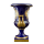 Biedermeier Amphore-Vase 20 cm Dekor Residenz Cobalt