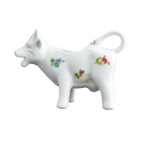 Sahne-Kuh Milch-Kuh 14 x 9 cm Dekor Streublümchen