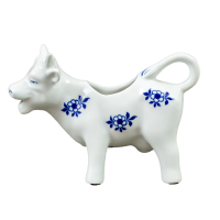 Sahne-Kuh Milch-Kuh 14 x 9 cm Dekor Zwiebelmuster
